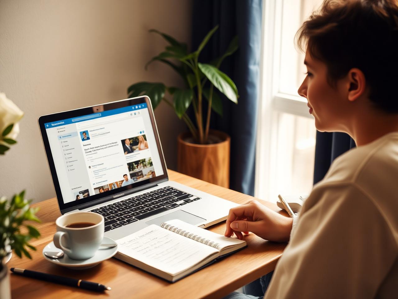 Neolaureata che ottimizza LinkedIn